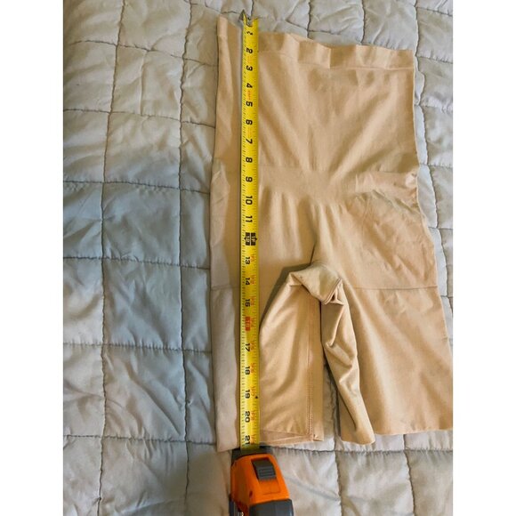 SPANX~Higher Power Shorts~Women’s Shapewear Nude XL High-Waist Tummy Control Sli - Picture 12 of 13